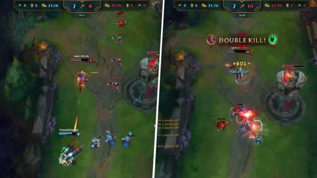 League of Legends : ce Lucian outplay sans respect la botlane adverse en 1v2