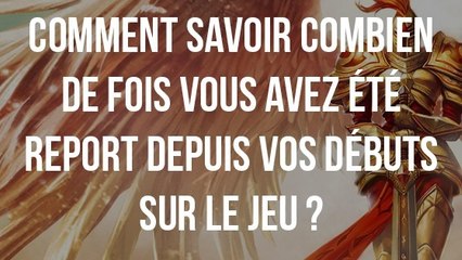 下载视频: League of Legends : comment savoir combien de fois vous avez été report depuis vos débuts sur le jeu ?