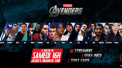 Twitch : Zerator, Domingo, LRB et 13 autres réunissent 170 000€ pour une raison formidable