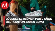 En CdMx, celebran el segundo aniversario del Plantón 420