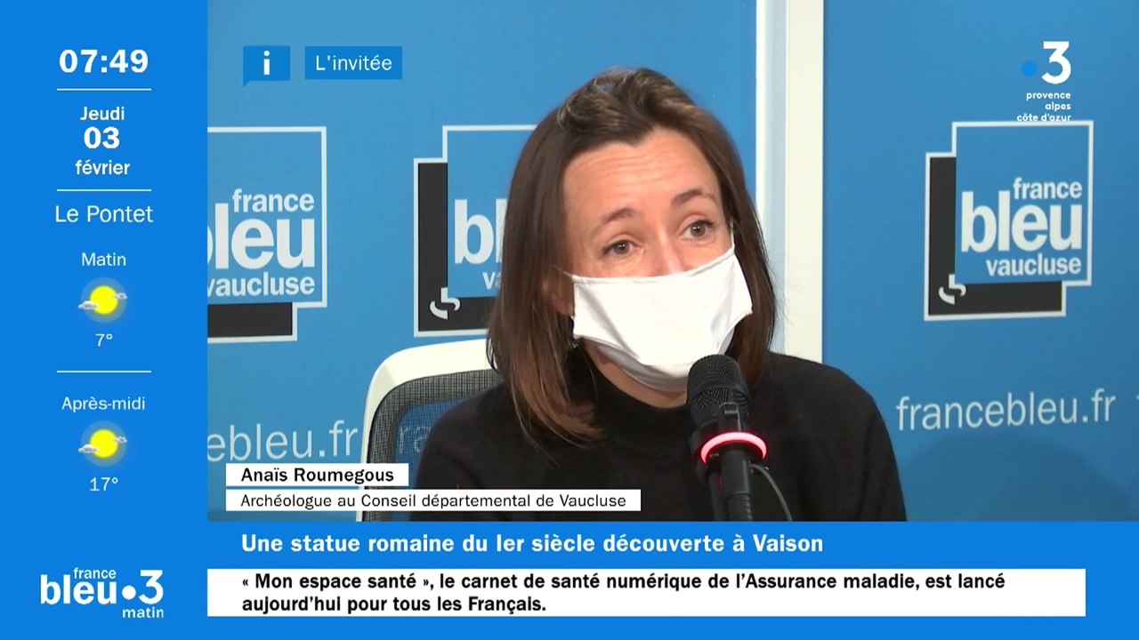 Anaïs Roumegous, invitée de France Bleu Vaucluse
