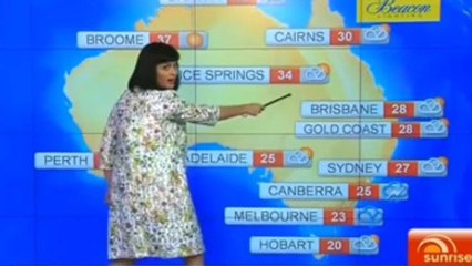 Katy Perry : elle apparaît en tant que présentatrice météo en Australie