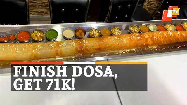 Finish This 10-Ft-Long Dosa In 40 Minutes & Get Rs 71000! Delhi Eatery Comes Up With Unique Contest