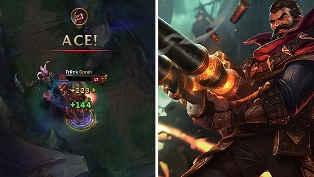League of Legends : le lifesteal broken de Graves fait la différence lors d'un teamfight