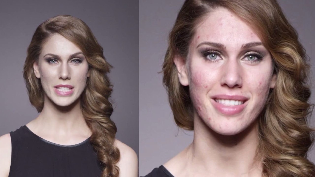 Ce mannequin possède une beauté ravageuse. Sans maquillage, elle est comme tout le monde