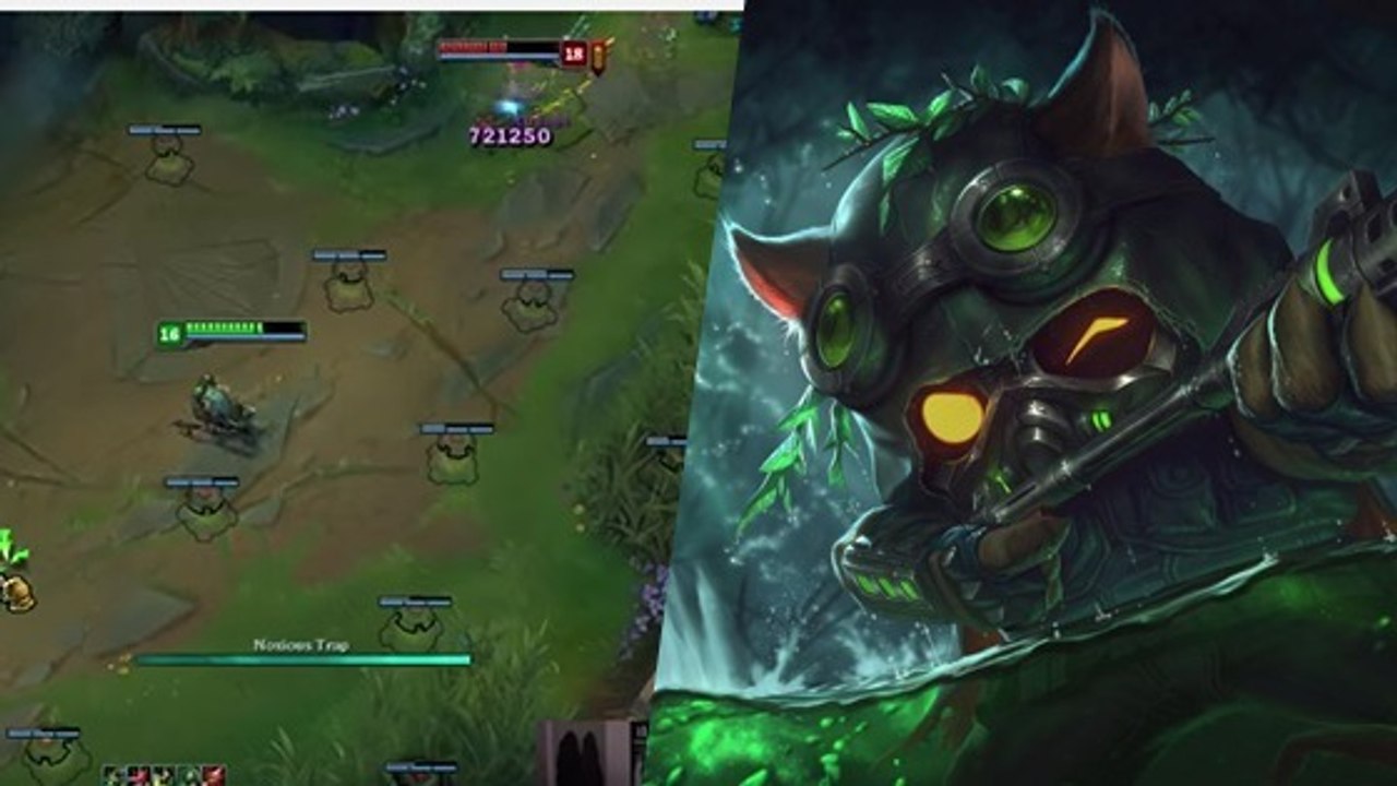 League of Legends : il crée un véritable champ de mines avec Teemo lors d'une partie en URF