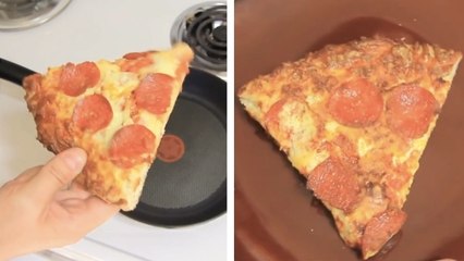 Marre des pizzas molles quand vous les réchauffez ? Cette technique va vous changer la vie