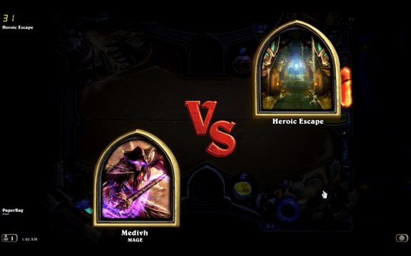 Hearthstone : battre La fuite du temple Héroïque dans la Ligue des Explorateurs - deck et solution vidéo