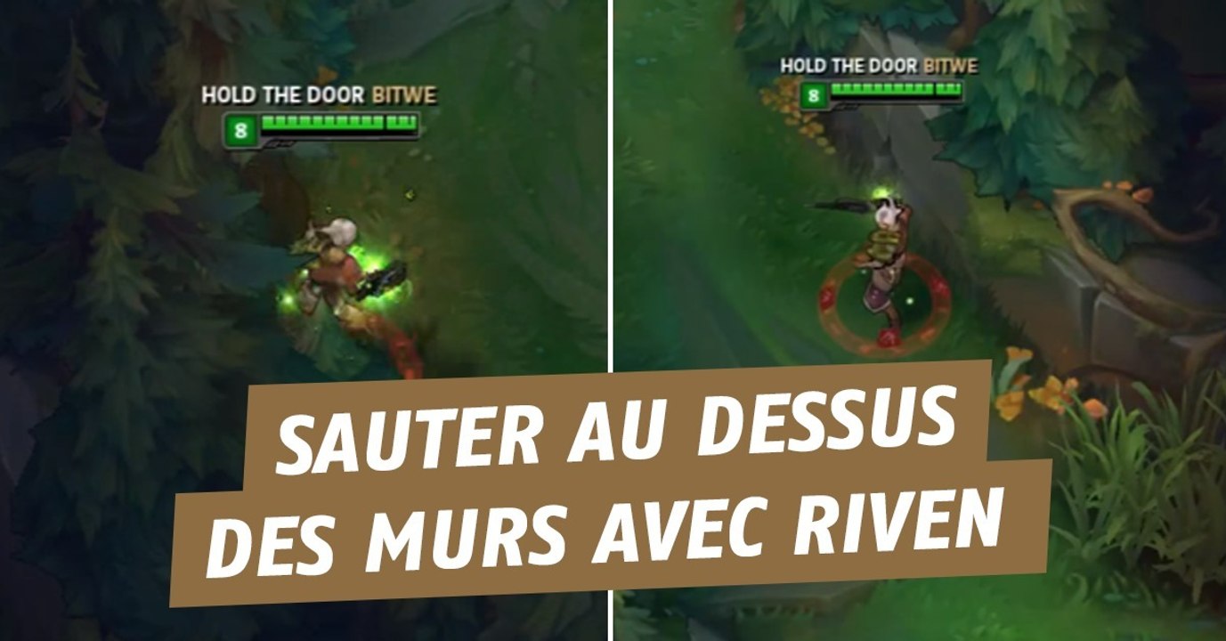 League of Legends : quelques tricks pour sauter au dessus des murs de la jungle avec Riven