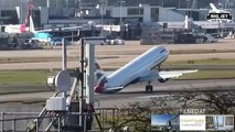 Un avión de British Airways aborta el aterrizaje por las fuertes rachas de viento en cola