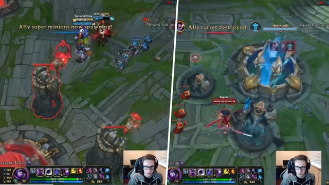 League of Legends : Bjergsen devient fou à cause d'un base race épique avec son équipe