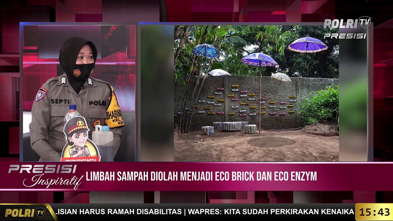 PRESISI INSPIRATIF : Anggota Bhabinkamtibmas Polres Pati -Bripka Septiani Panca Pratiwi yang Mengubah Sampah Menjadi Berkah Untuk Masyarakat Banyak