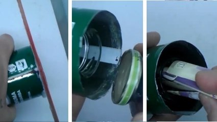 Vos sprays sont terminés ? Cette astuce vous permettra de les transformer en une cachette improbable