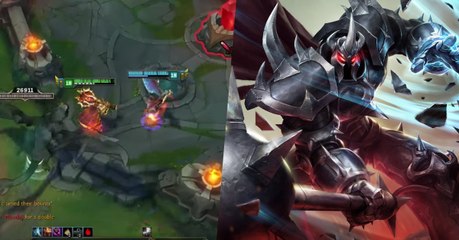 League of Legends : Mordekaiser invoque un fantôme du Dragon avec 27 000 points de vie
