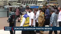 Presiden Joko Widodo Resmikan Ruang Terbuka Hijau di Pantai Bebas Parapat