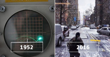 L'évolution hallucinante des jeux vidéo de 1952 à 2016