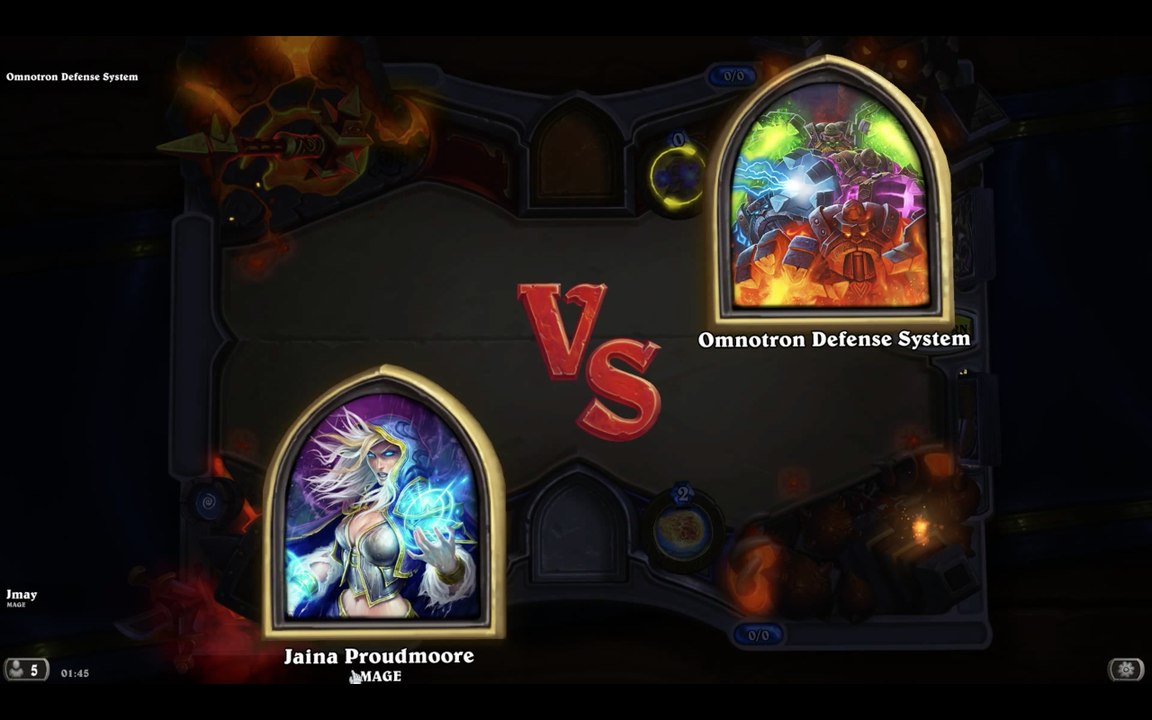 Hearthstone : battre Système de défense Omnitron héroïque dans le Mont Rochenoire - deck et solution vidéo