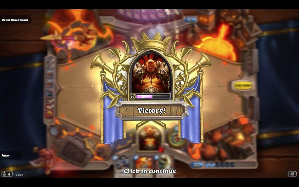 Hearthstone : battre Rend Main-noire héroïque d...
