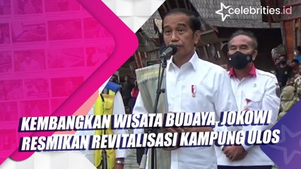 Kembangkan Wisata Budaya, Jokowi Resmikan Revitalisasi Kampung Ulos
