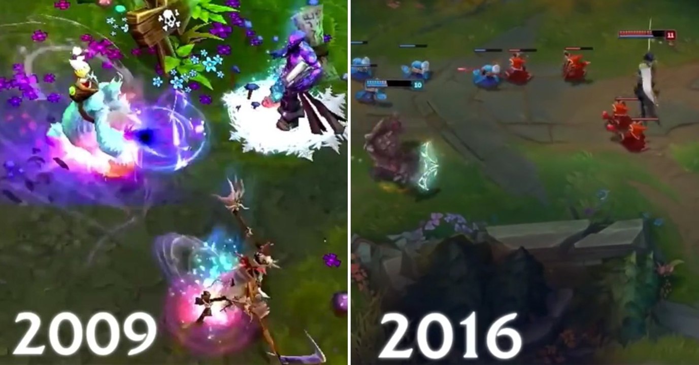 League of Legends : l'évolution graphique du jeu depuis sa sortie en 2009
