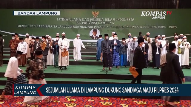 Sejumlah Ulama di Lampung Dukung Sandiaga Maju Pilpres 2024