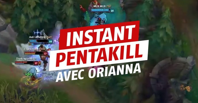 League of Legends : cette Orianna réalise un pentakill instantanément avec son ultime