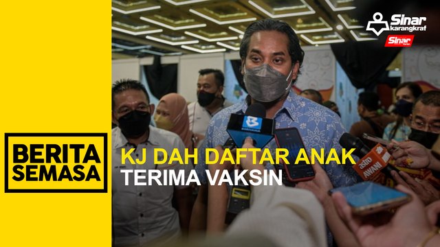 KJ dah daftar anak terima vaksin