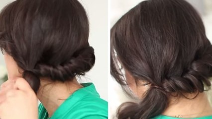 Découvrez comment réaliser une Twisted Side Ponytail, une coiffure simple et élégante