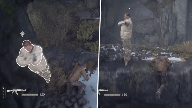 Uncharted 4 : un glitch hilarant transforme les ennemis en sorcier invincible