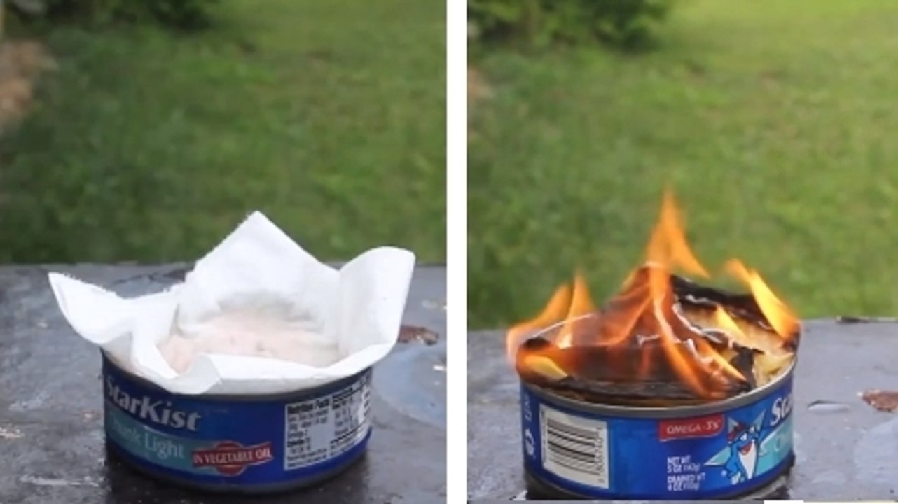 Cette astuce est incroyable. Vous pourrez réalisez une bougie grâce à une simple boite de thon