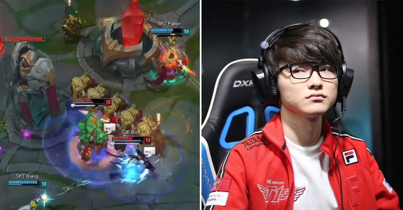 League of Legends : Faker réalise une magnifique InSec avec Azir contre CJ Entus