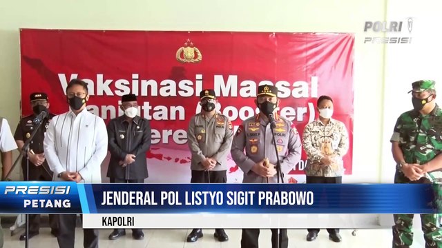 Cegah Omicron, Kapolri Minta Percepatan Booster Hingga Akselerasi Vaksinasi Lansia-Anak