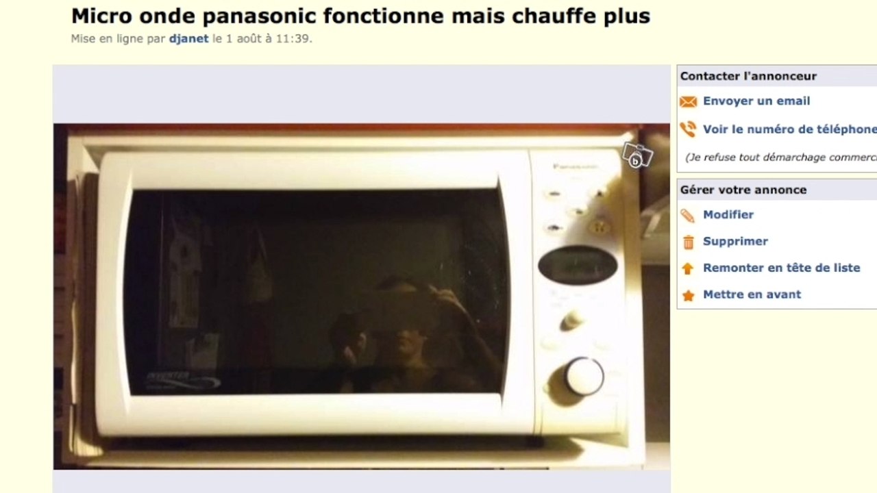LeBonCoin : ce micro-onde qui ne sert à rien est à vendre dans une annonce loufoque
