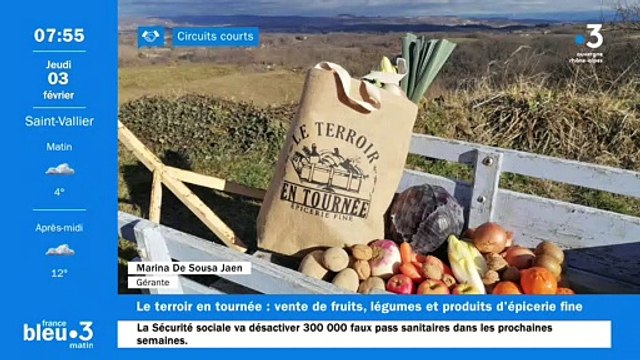 Le terroir en tournée, fruits légumes et produits d'épicerie fine ardéchois et drômois directement chez vous