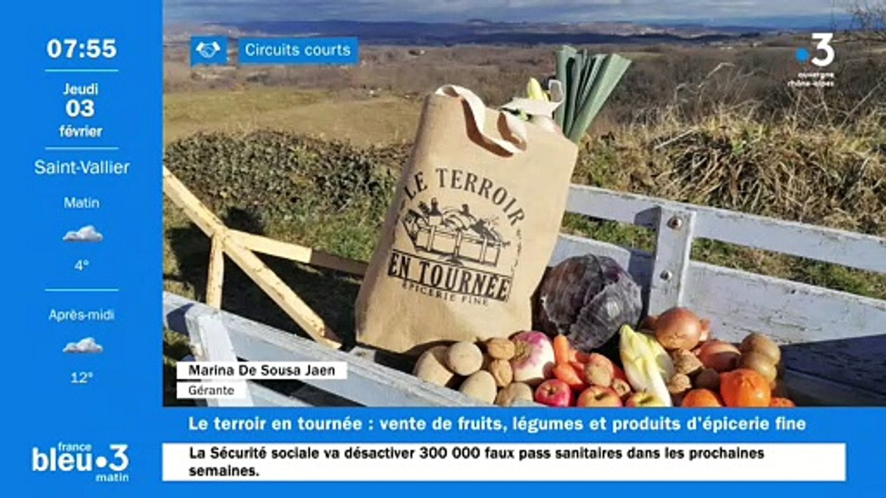 Le terroir en tournée, fruits légumes et produits d'épicerie fine ardéchois et drômois directement chez vous