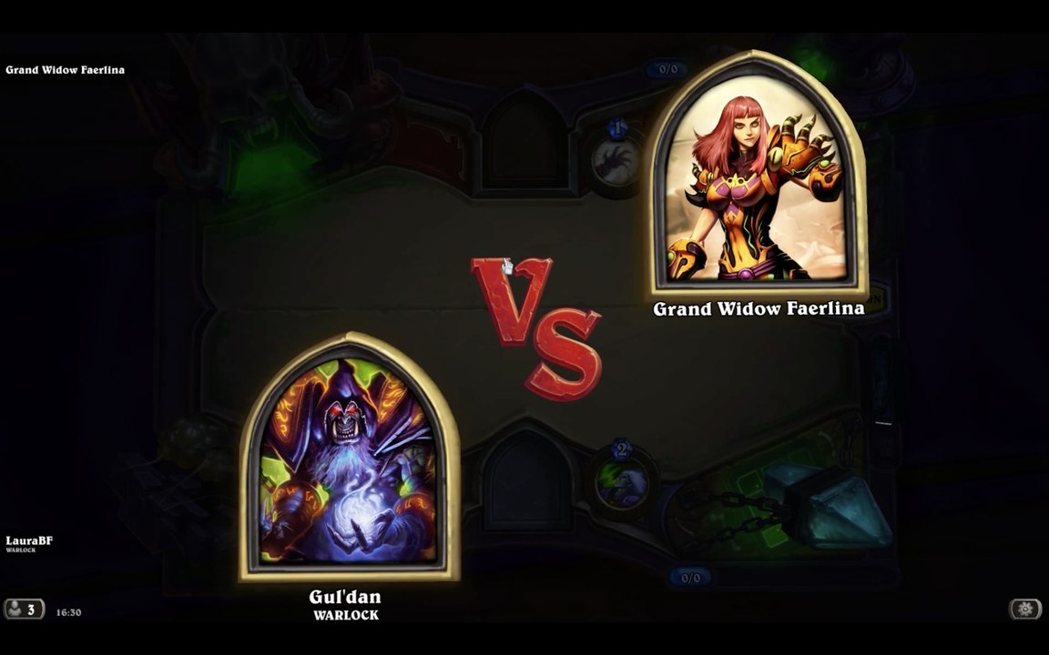 Hearthstone : battre Grande veuve Faerlina héroïque à Naxxramas - deck et solution vidéo