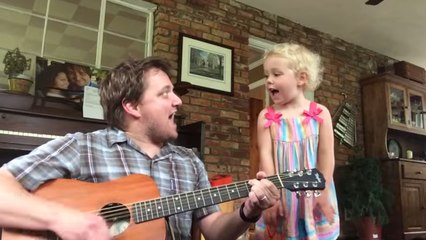 Ce père et sa fille chantent en duo. Ils vont vous faire craquer