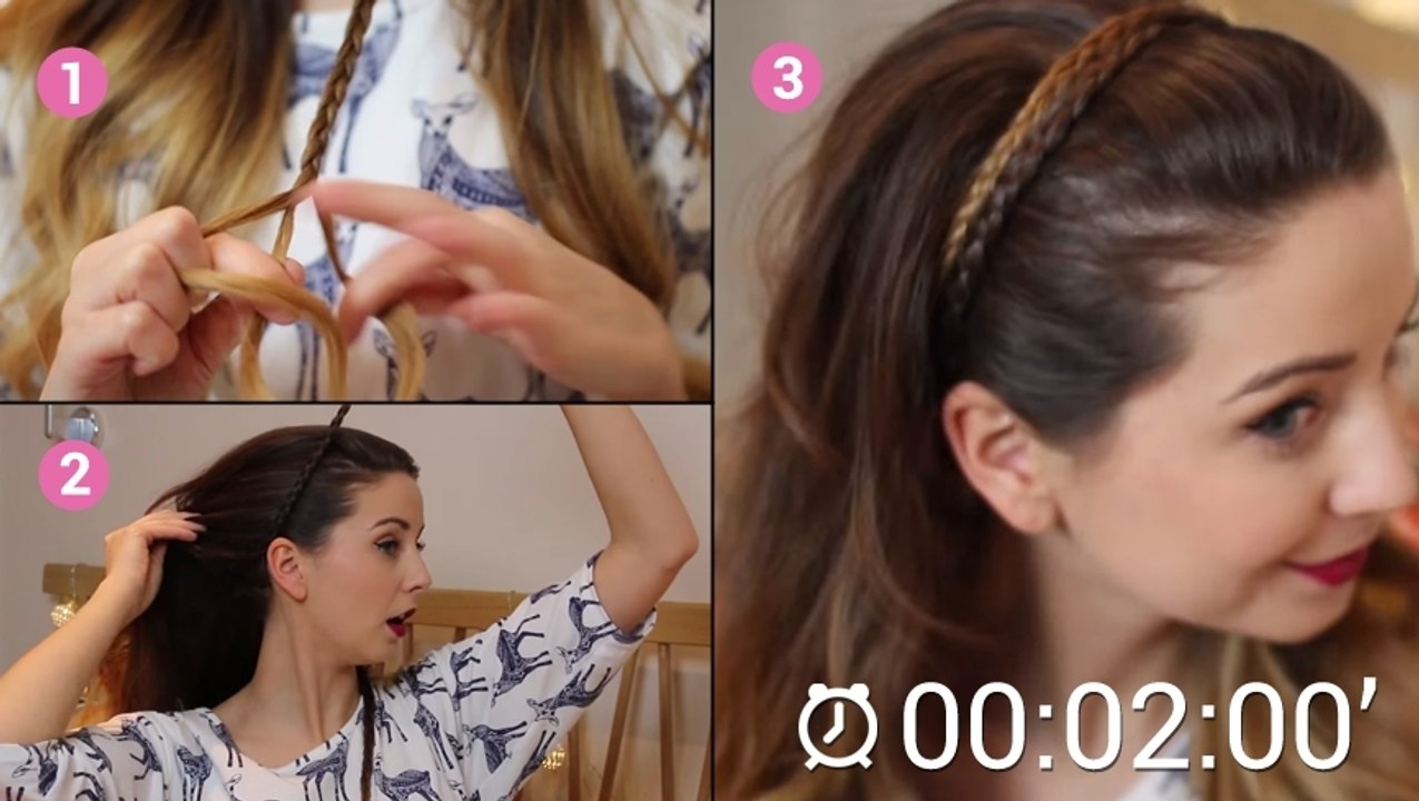 Réaliser un bandeau tressé en quelques secondes