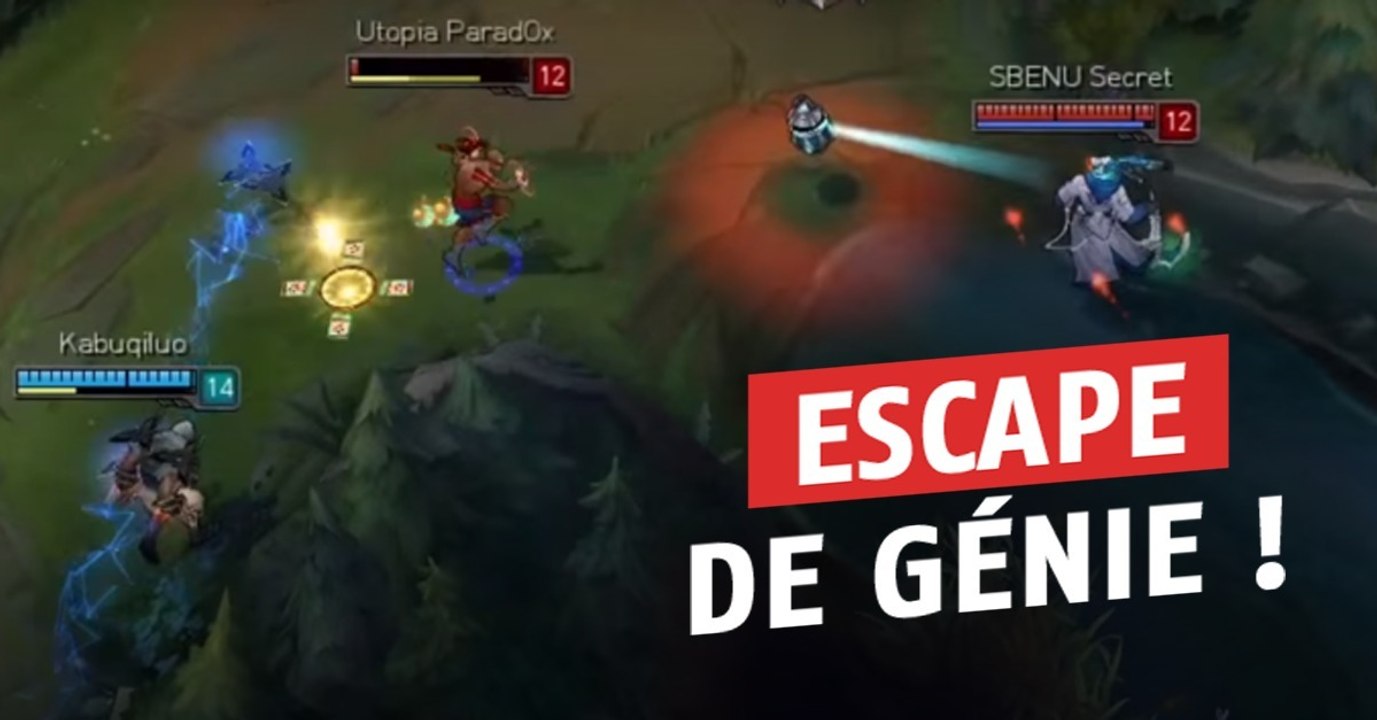 League of Legends : ce Lee Sin coréen est un génie de l'escape