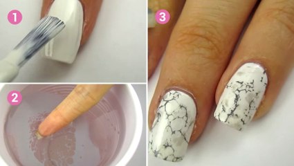 Comment réaliser une manucure marbrée réaliste en quelques minutes ?