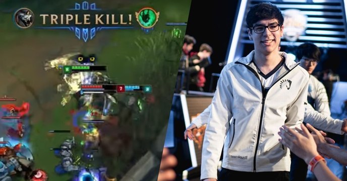 League of Legends : un joueur pro qui maîtrise Rengar, ça ressemble à ça