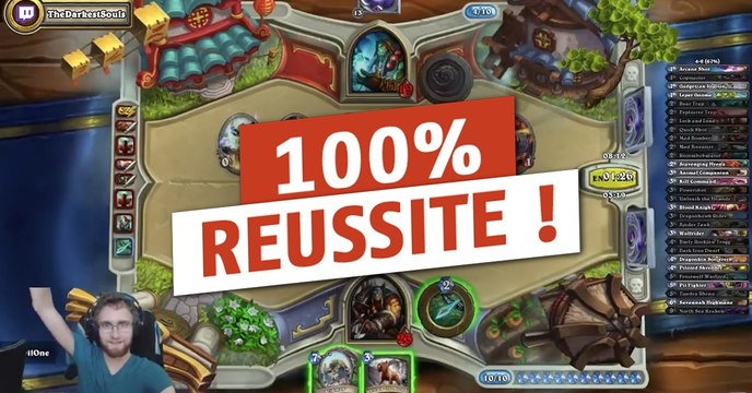 Hearthstone : la partie qui n'arrive qu'une fois dans une vie !