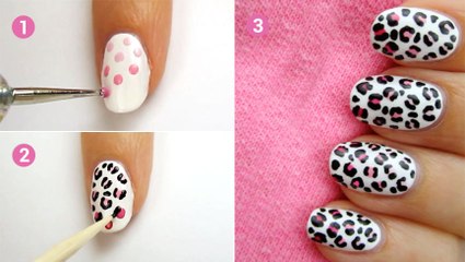 Réaliser une manucure léopard stylée en quelques minutes