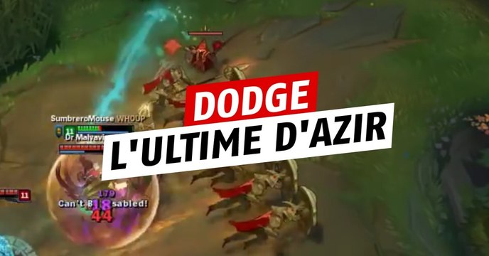 League of Legends : un champion peut facilement esquiver l'ultime d'Azir