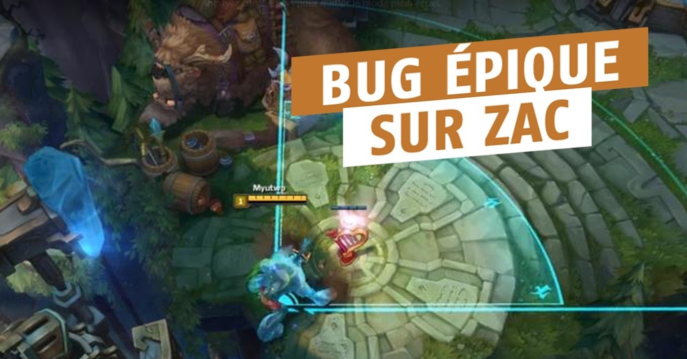 League of Legends : un nouveau bug hilarant a été découvert sur Zac