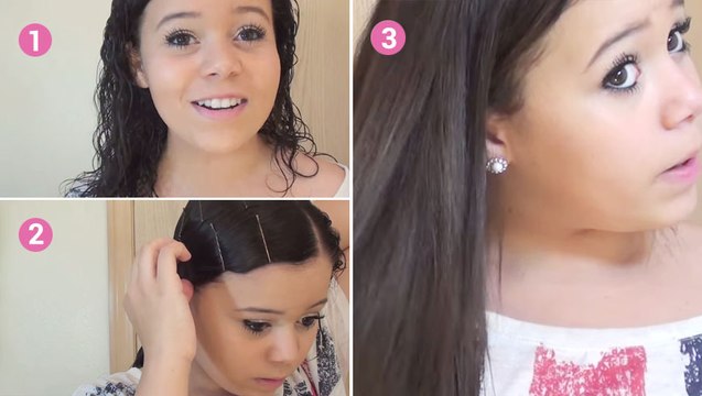 Comment lisser ses cheveux sans fer à lisser ?
