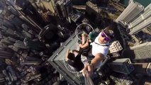 Ces acrobates ont défié la mort pour réaliser un selfie inoubliable. Une prouesse inédite !