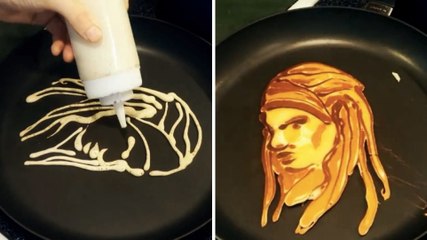 Il arrive à représenter les personnages de The Walking Dead avec des... pancakes ! Vous n'allez pas en revenir