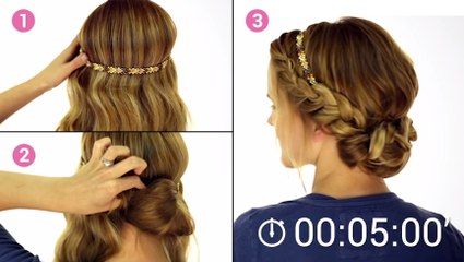 Réalisez facilement un magnifique bandeau tressé