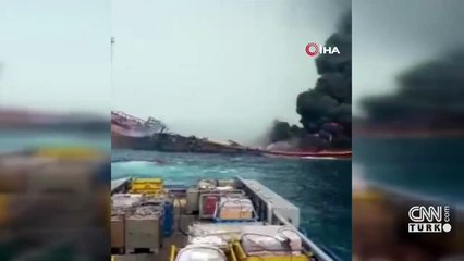 Nijerya açıklarındaki petrol gemisinde patlama